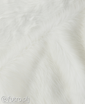 Snowhite Faux Fur Fox Long 340 Pile Length 90 mm