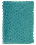 Turquoise 015/5 Minky Dots with 3D Pattern