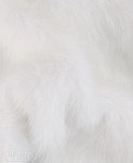 White 340 Fox Faux Fur 60 mm