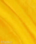 Yellow 33538 Long Pile Plush Fabric Pile Length 17 mm