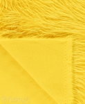 Yellow Faux Fur Fox Long 025 Pile Length 90 mm