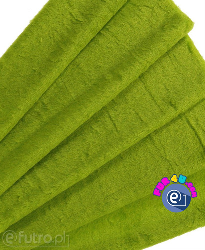 Green 38502 Furry Fabric - 9 mm