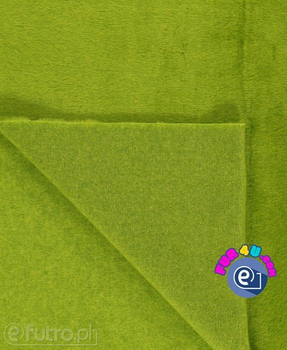 Green 38502 Furry Fabric - 9 mm