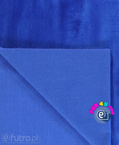 Cornflower Blue 315273 - SII Long Pile Plush Fabric, piece measuring 80 cm x 150 cm for sale as a whole