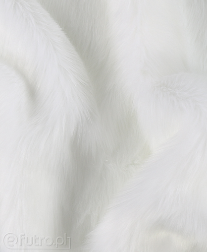 Faux Fur 17WS Shaggy White 40 mm