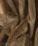 Beige 17BG Shaggy Faux Fur Pile Length 40 mm