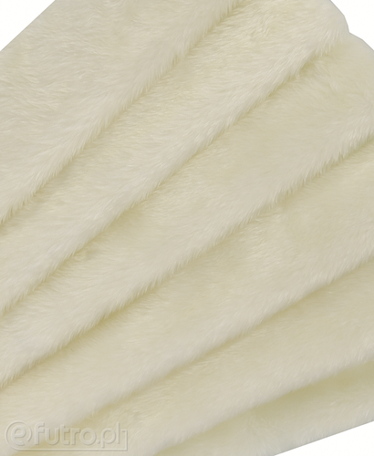 Ecru 3257 Long Pile Plush Fabric Pile Length 17 mm