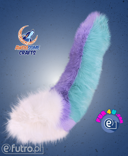 Lilac 044 - SII Shaggy Faux Fur Pile, piece 70 cm x 155 cm for sale as a whole