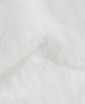 Faux Fur 17WS Shaggy White 40 mm