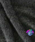 Dark Grey Faux Fur Animal Wolf 315757