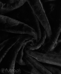 Black 3354 Furry Fabric – 17 mm