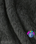 Dark Grey Faux Fur Animal Wolf 315757