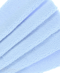 Light Blue 36590 Teddy Sherpa Faux Fur Fabric Pile Length 8 mm