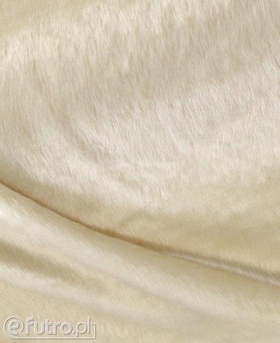 Beige 33569 Long Pile Plush Fabric Pile Length 17 mm 