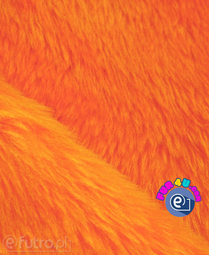 Orange 35523 Furry Fabric – 17 mm