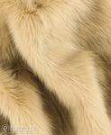 Beige 2P-6/9 Fox Faux Fur 60 mm