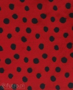 Red 325180/1 Plush Fabric Ladybug 9 mm 