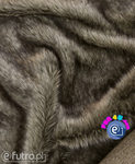 Dark Beige P-6 -SII, Fox Premium Faux Fur , piece measuring 50 cm x 155 cm for sale as a whole