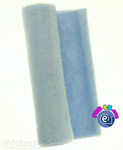 Short Pile Plush Fabric  315954- SII light blue, piece 90 cm x 150 cm for sale as a whole