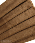 Brown 35540 Long Pile Plush Fabric Pile Length 17 mm