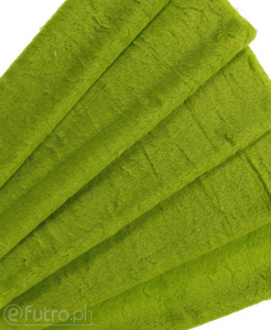 Green 38502 Furry Fabric - 9 mm