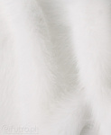 White 340 Fox Faux Fur 60 mm