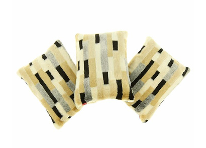 Decorative faux fur set EGYPTIAN BEAUTY