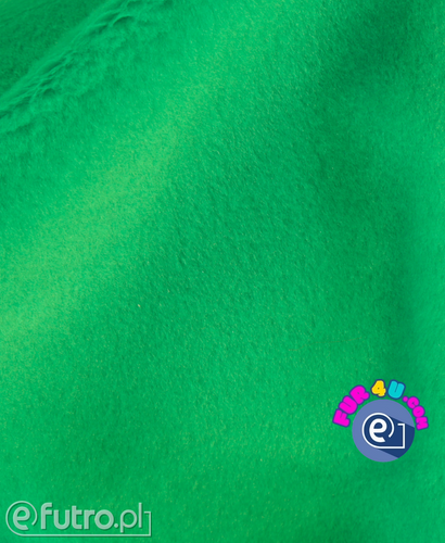 Light Green 3356 -SII Short Pile Plush Fabric,  piece 35 cm x 148 cm for sale as a whole