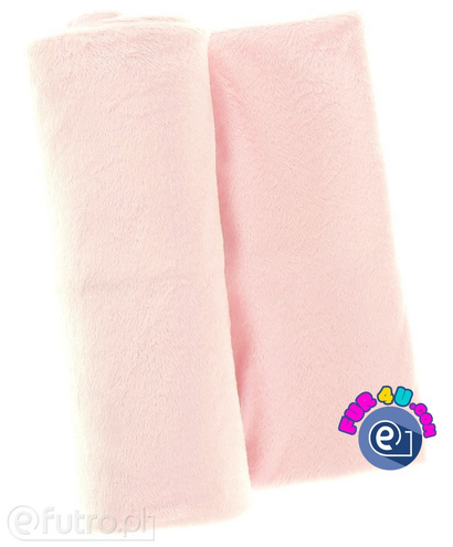 Minky Leon 04 - SII różowy,  kawałek o wymiarach 350cm x 150cm do sprzedaży w całości