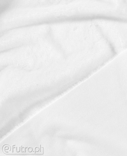 White 33540 Short Pile Plush Fabric Pile Length 9 mm 