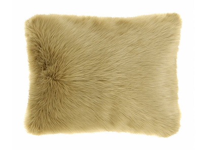 Decorative faux fur pillow KARAKUM