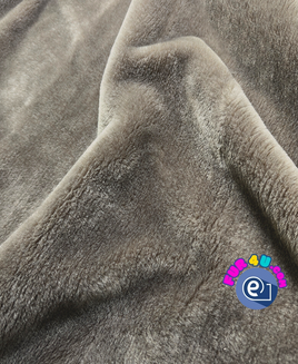 Dzianina Pluszowa KW 31525 beżowy, materiał futerkowy o prosto strzyżonym włosiu o długości 9 mm