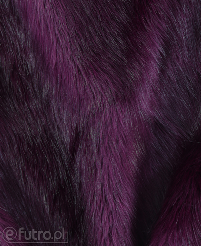 Purple 665 Fox Faux Fur 60 mm 