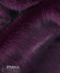 Purple 665 Fox Faux Fur 60 mm 