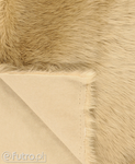 Beige 2P-6/9 Fox Faux Fur 60 mm