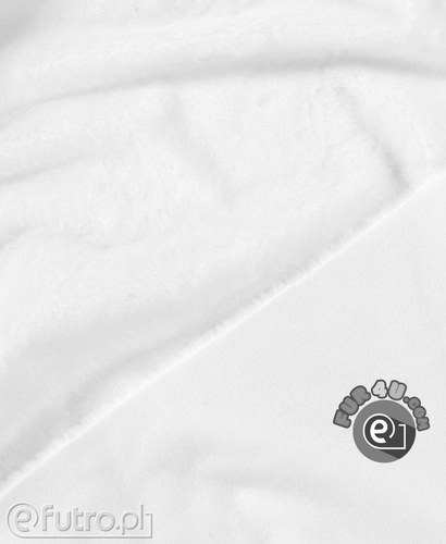 White 33540 - SII Short Pile Plush Fabric, piece 130 cm x 150 cm for sale as a whole