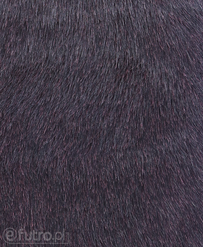 Dark Purple 2074 Fox Faux Fur 60 mm