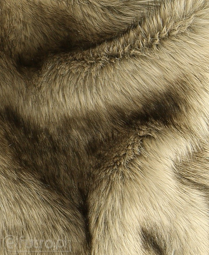 Beige 1047 Fox Faux Fur 60 mm