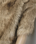 Beige 1047 Fox Faux Fur 60 mm