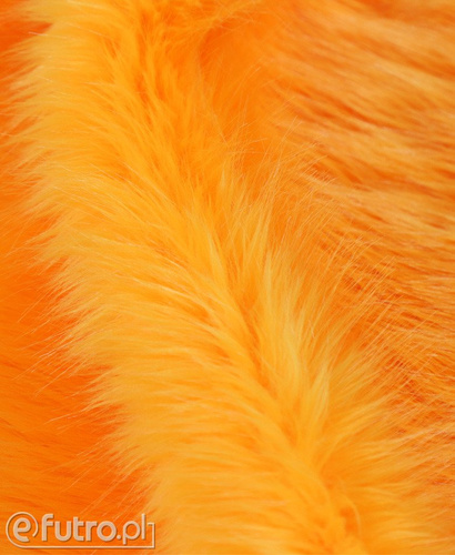 Orange 11 Fox Faux Fur 60 mm