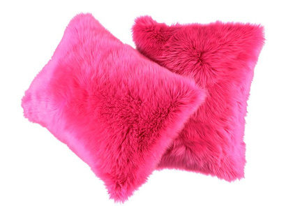 Decorative faux fur pillow SHAGGY