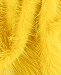 Yellow Faux Fur Fox Long 025 Pile Length 90 mm