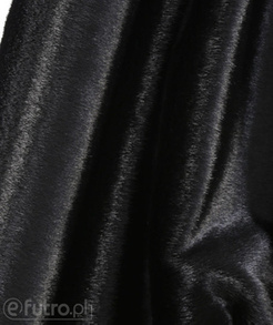 FAUX FUR MINK BLACK