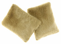 Decorative faux fur pillow KARAKUM