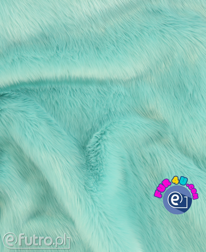 Mint 054 - SII Shaggy Faux Fur, piece 35 cm x 155 cm for sale as a whole