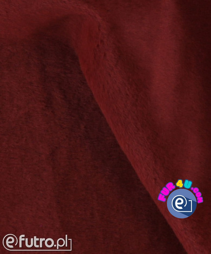 Red 315911 Furry Fabric - 9 mm