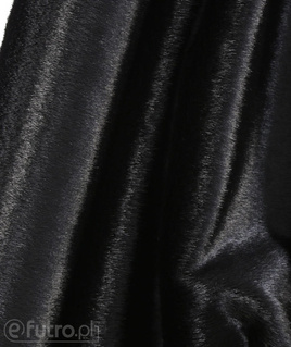 MATERIAŁ FUTRZANY NORKA 9-32 czarny, przyjemny w dotyku i sprężysty o długości włosia do 20 mm