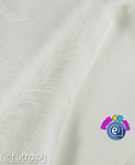 Snowhite Shaggy Raccoon Faux Fur Fox Long 340 Pile Length 90 mm