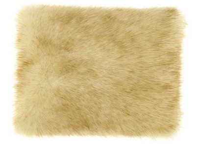 Decorative faux fur pillow FOXY