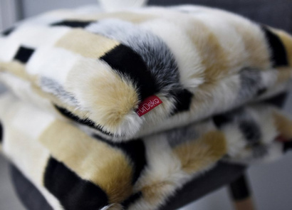 Faux fur pillow EGYPTIAN BEAUTY